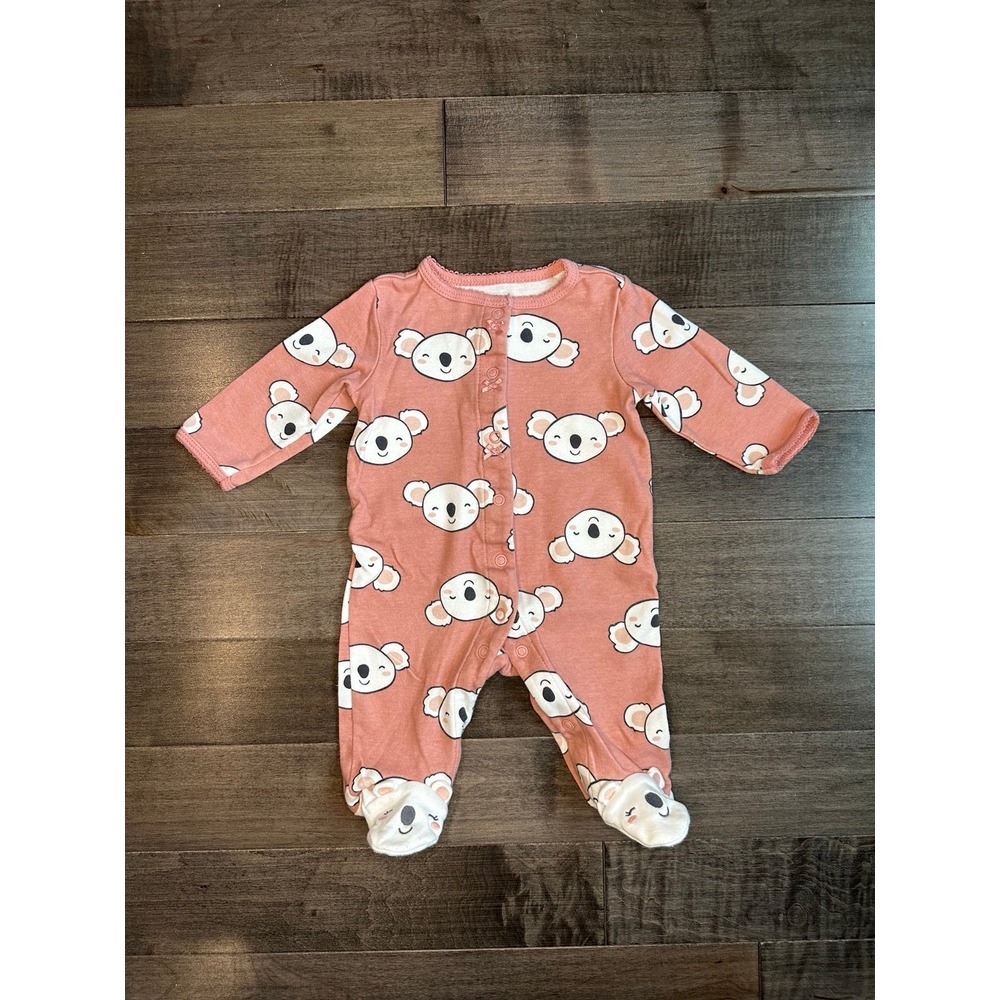Carters Baby Koala Pajamas Size 3 Months